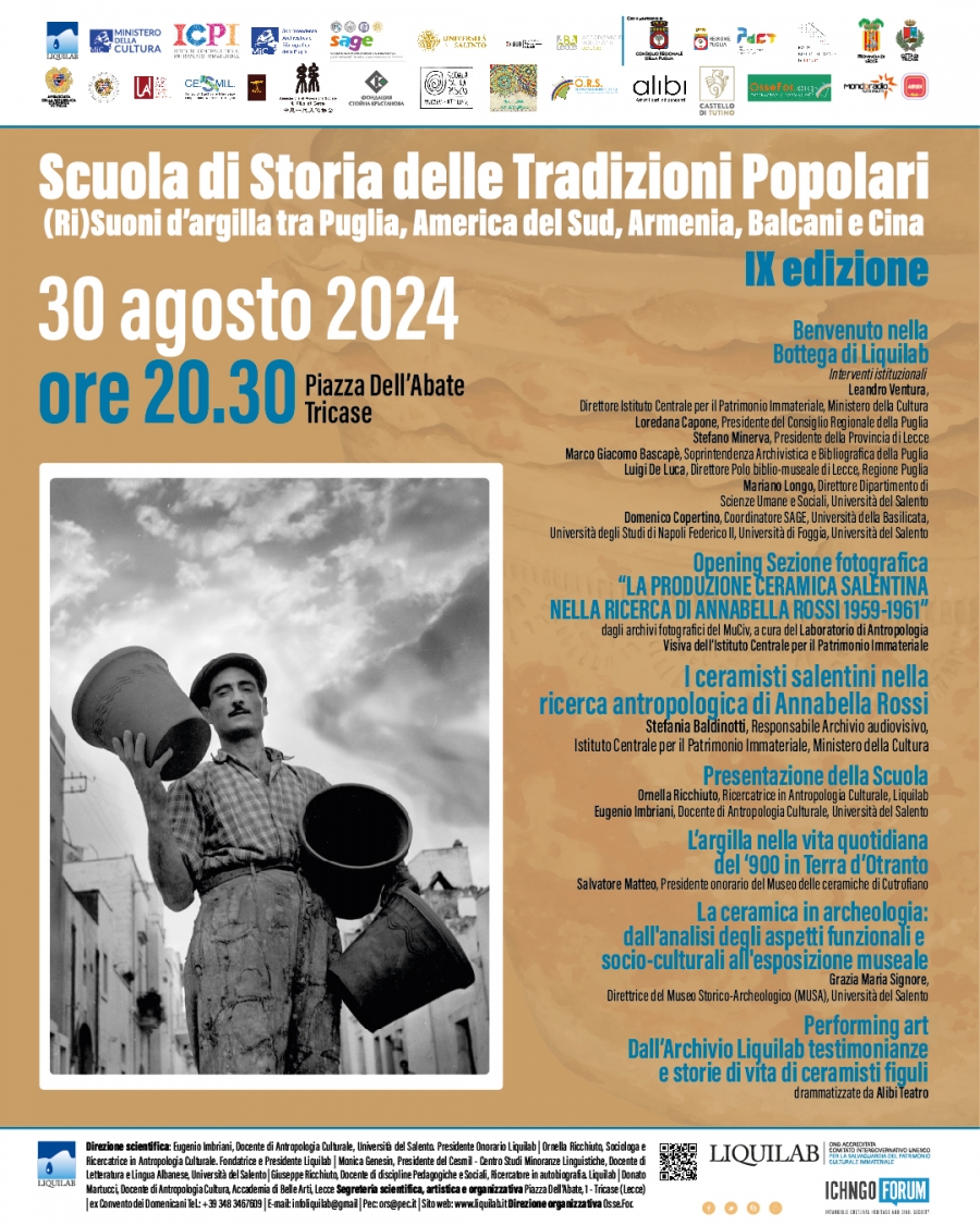 Inaugurazione Scuola di Storia delle Tradizioni Popolari IX edizione